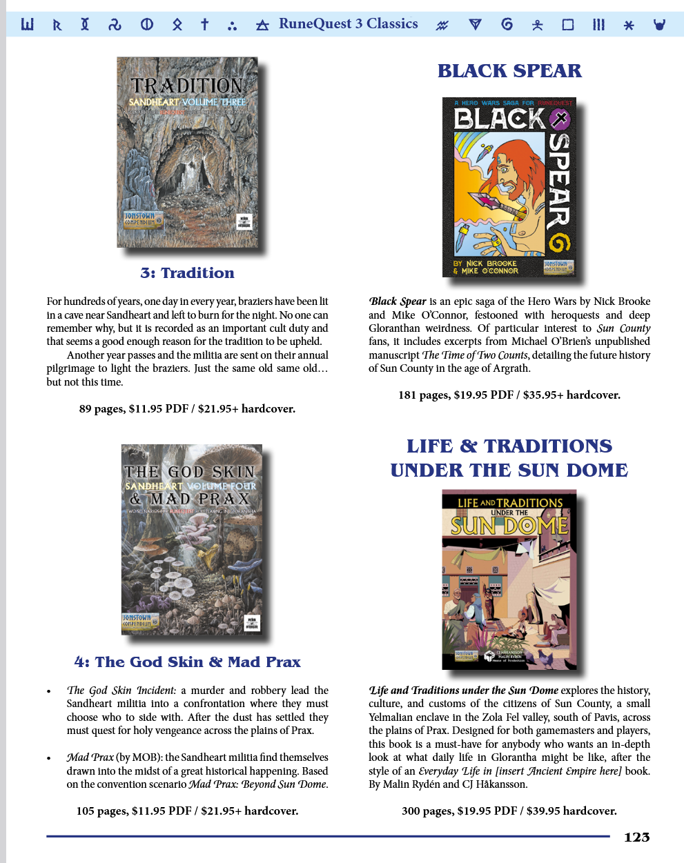 Sun County Runequest Next RQ books? - RuneQuest - BRP Central - The Chaosium forums