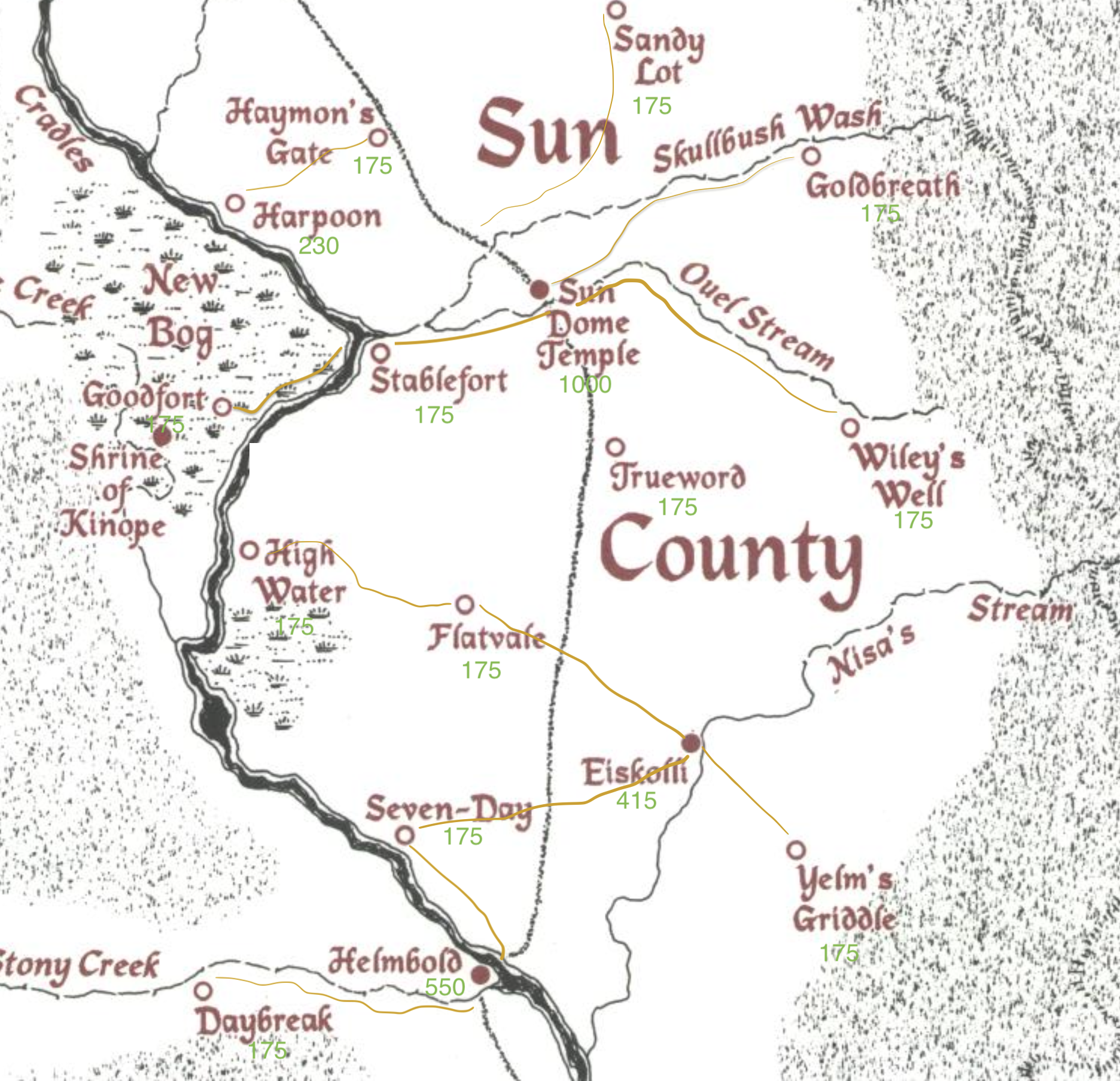 Sun County Runequest Sun County - Roads and routes - Glorantha - BRP Central - The Chaosium ...